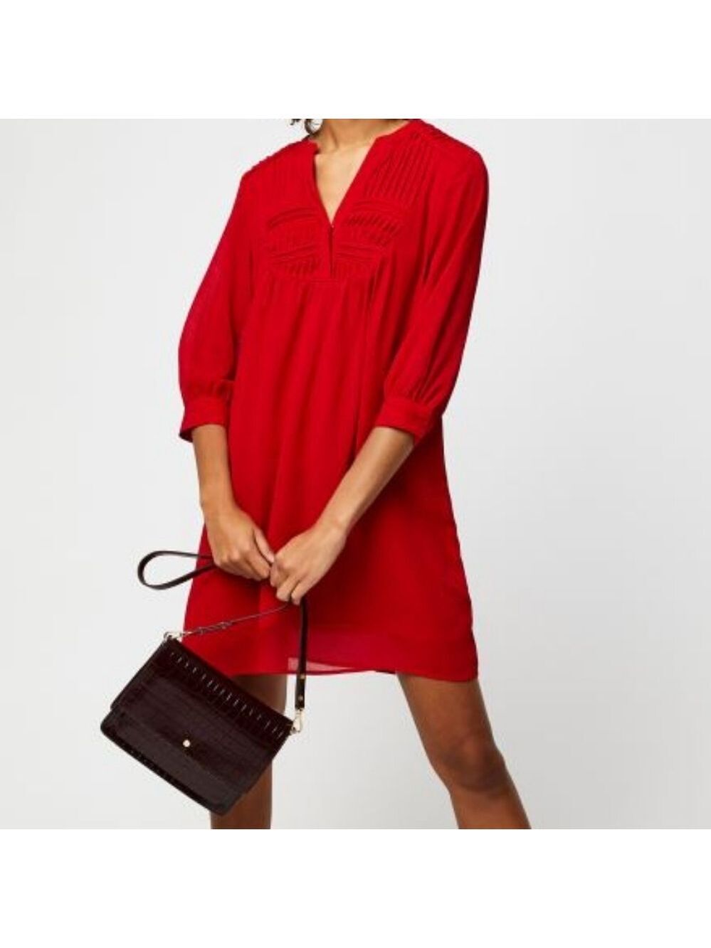 See U Soon Red Midi Dress